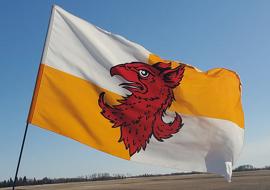 Avacal Populace Flag 52" x 30" 100% Habotai Silk