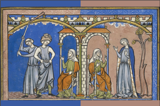 13th Century French Encampment Walls / Wall Hanging Reproduction (Ruth)