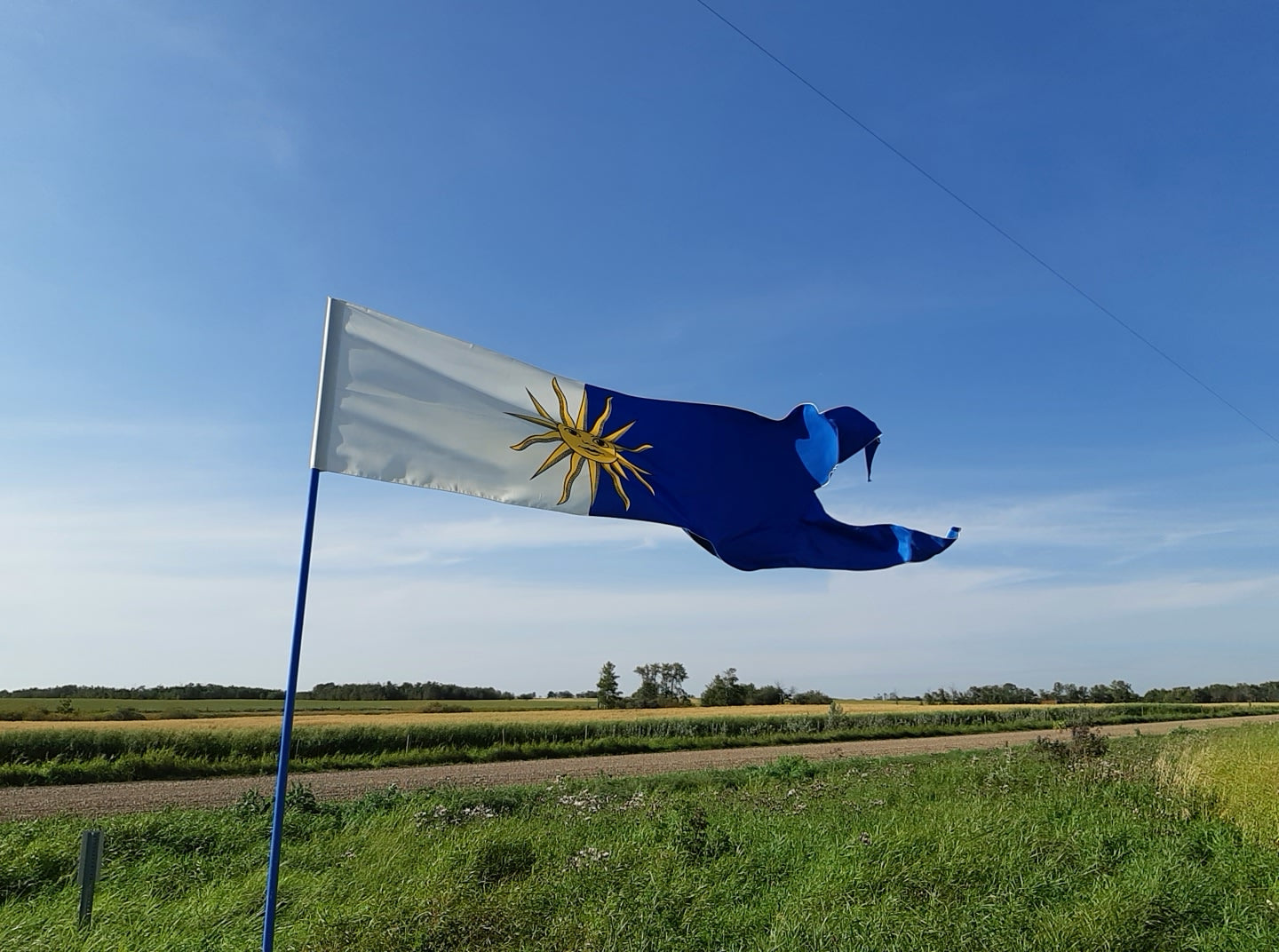 Atenveldt (Old Populace Badge) Swallow Tailed Banner (88" x 22") 100% Habotai Silk (18mm)